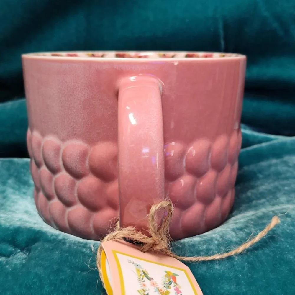 Valentines ‘Love’ Hearts & Floral Coffee Mug - Mia Charro by Magenta NWT